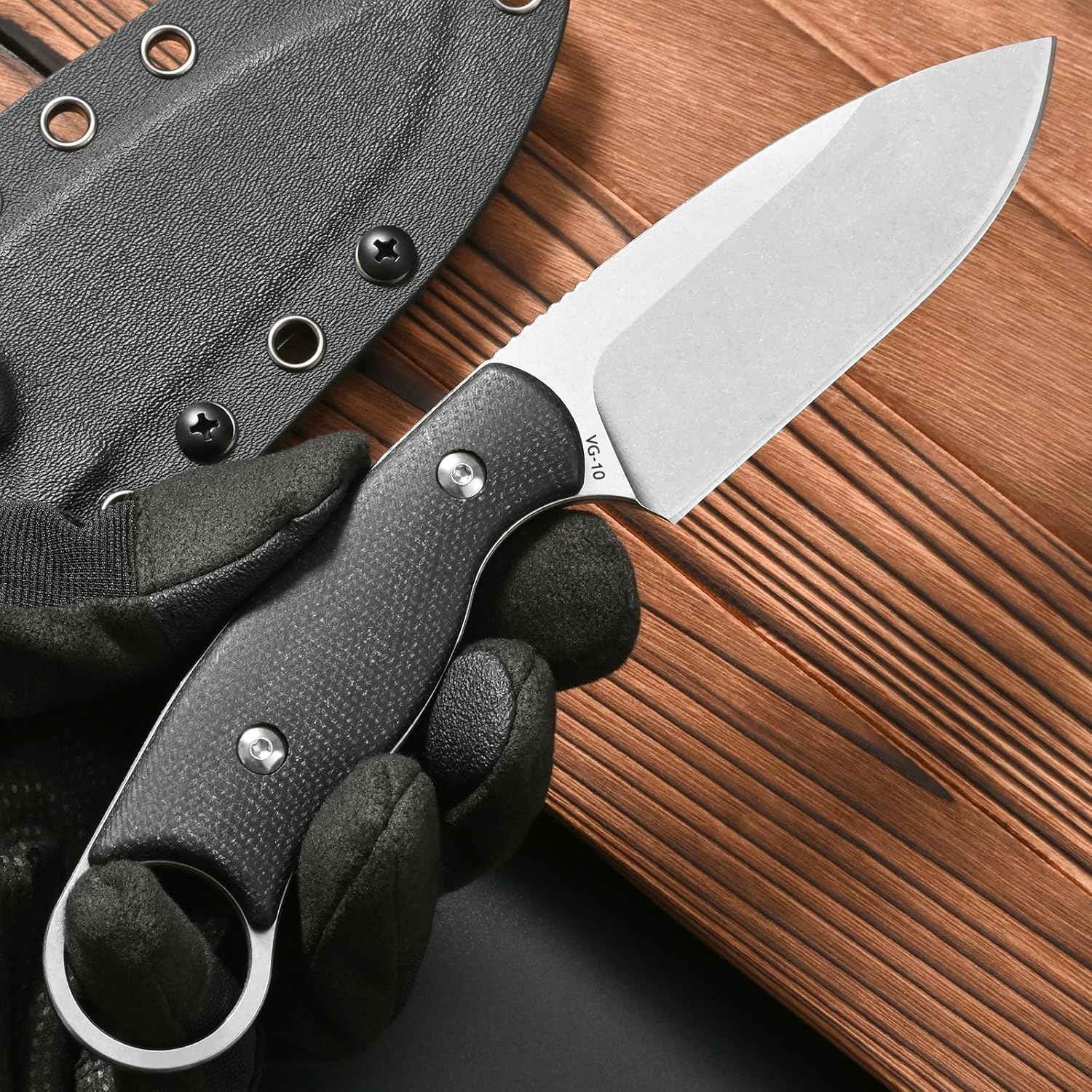 Bushcraft Knife Fixed - Pisau Fixed Blade Eafengrow FF116 Baja