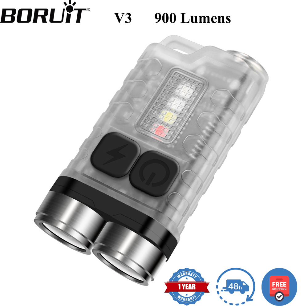 Fishing Kit Compact - BORUiT V3 Gantungan Kunci LED Portabel