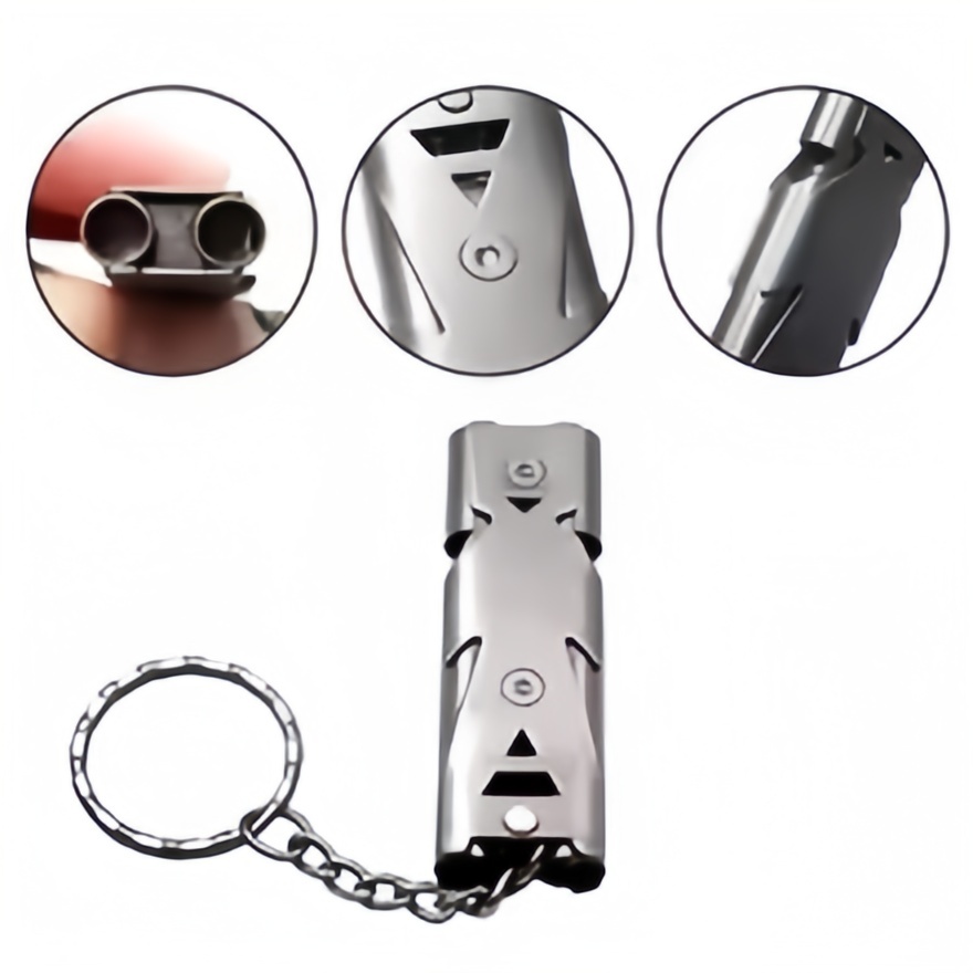 Emergency Whistle Loud - Gantungan Kunci Peluit Survival – Desibel