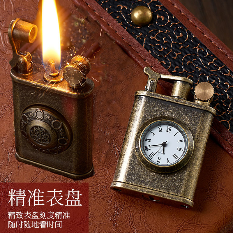 Fire Starting Kit - Jam tangan Retro pemantik minyak tanah