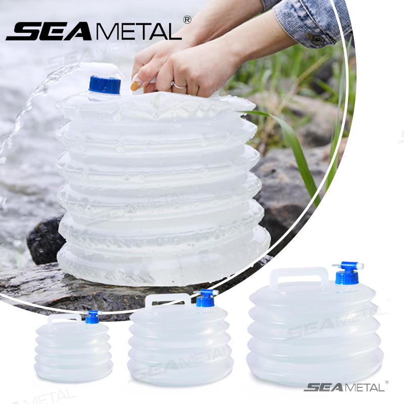 Water Bag Collapsible - SEAMETAL 5L-15L Ember Lipat Mobil Portabel