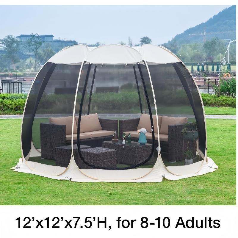 Emergency Mylar Tent - Tenda Pesta Jaring 6 Sisi, Tahan