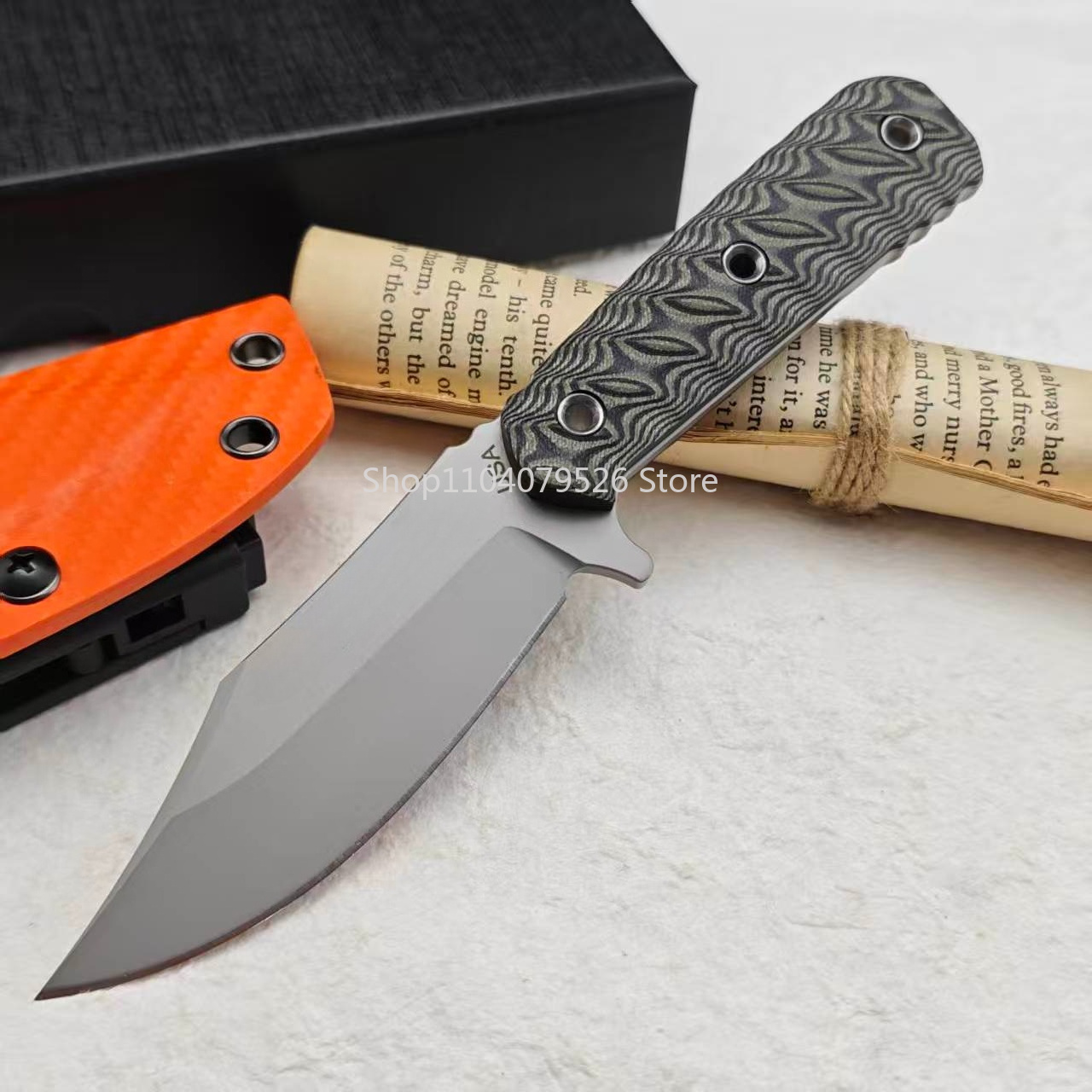 Bushcraft Knife Fixed - Pisau EDC Bilah Tetap RMJ Kompak