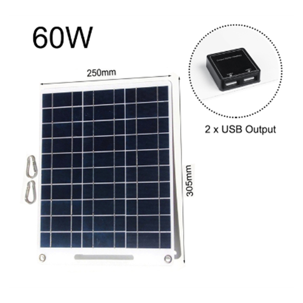 Solar Emergency Charger - Kit Panel Pengisi Daya Cepat USB