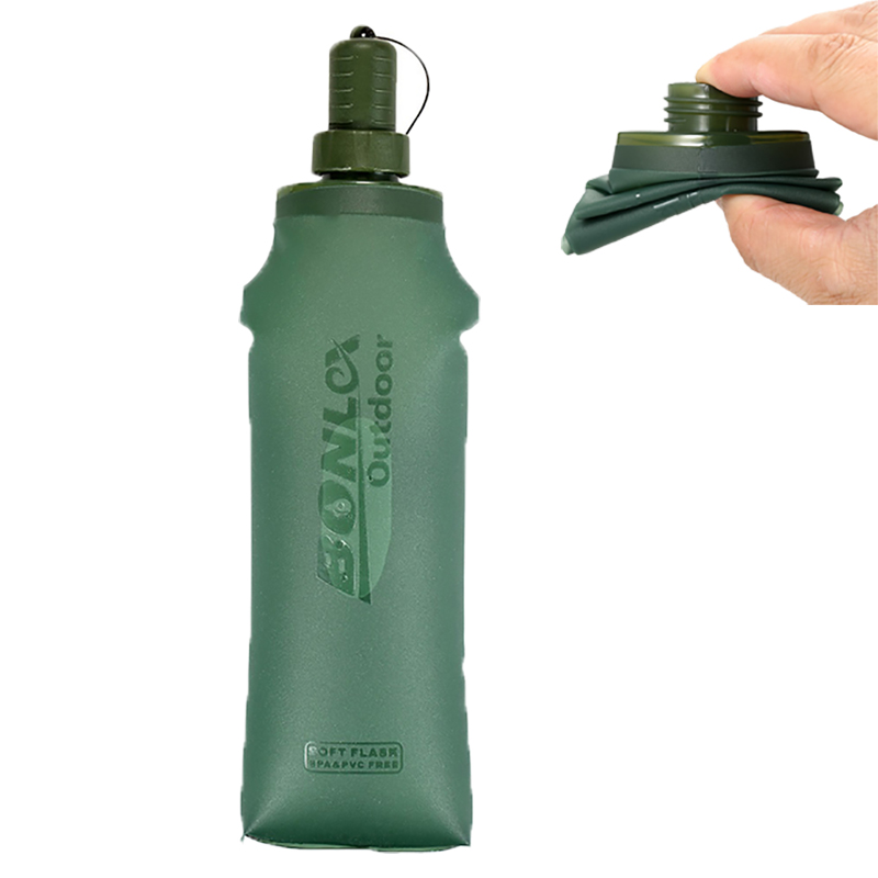 Water Bag Collapsible - 250ml 500ml Kantong Air Lipat Botol