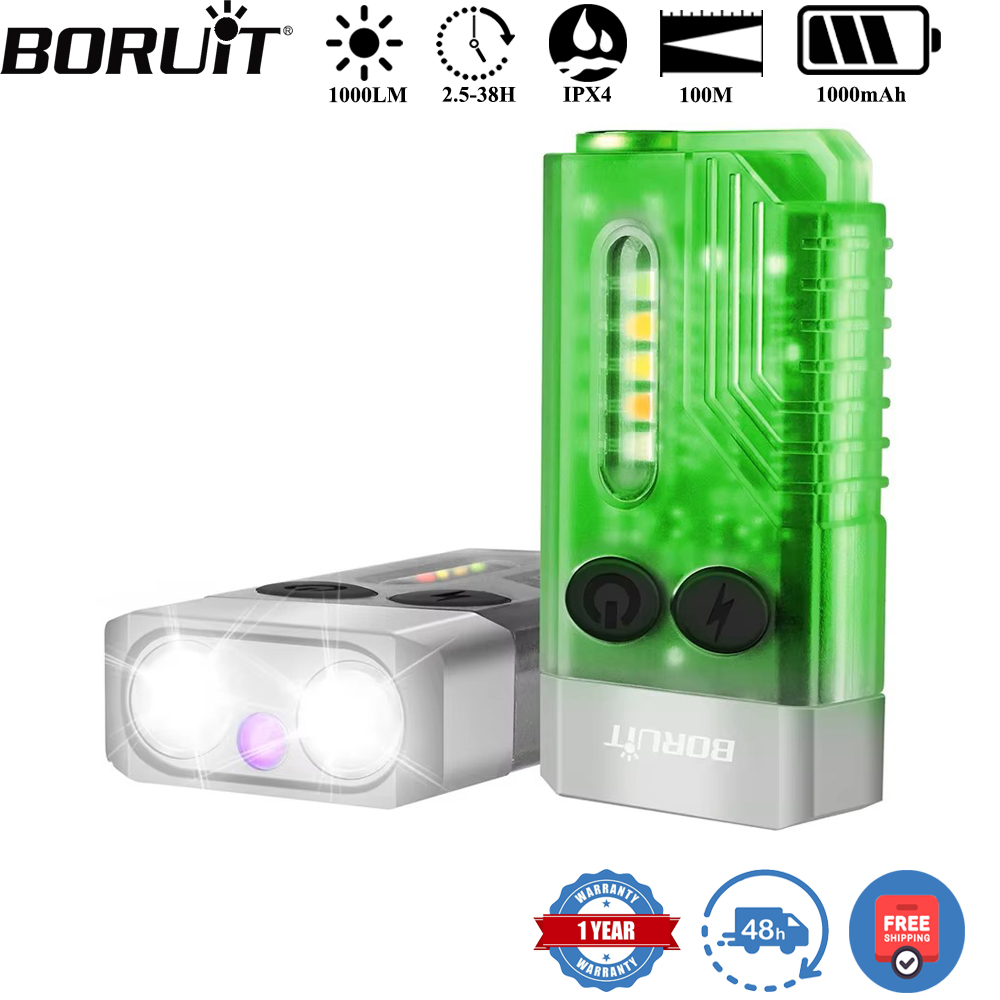 Fishing Kit Compact - BORUiT V10 Gantungan Kunci Senter UV