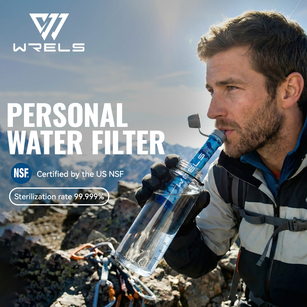 Water Purification Straw - WRELS Set Filter Air Portabel Luar