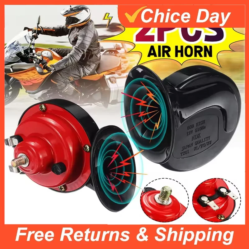 Emergency Whistle Loud - Klakson Kereta 12V 300DB Tahan Air