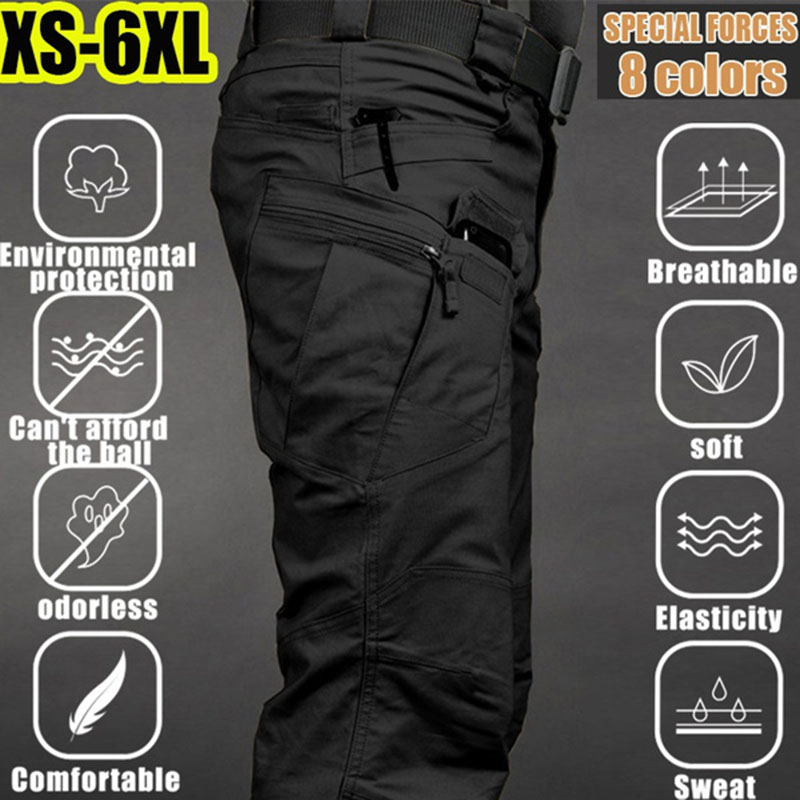 Fishing Kit Compact - Celana Kargo Taktis Pria 6XL Celana
