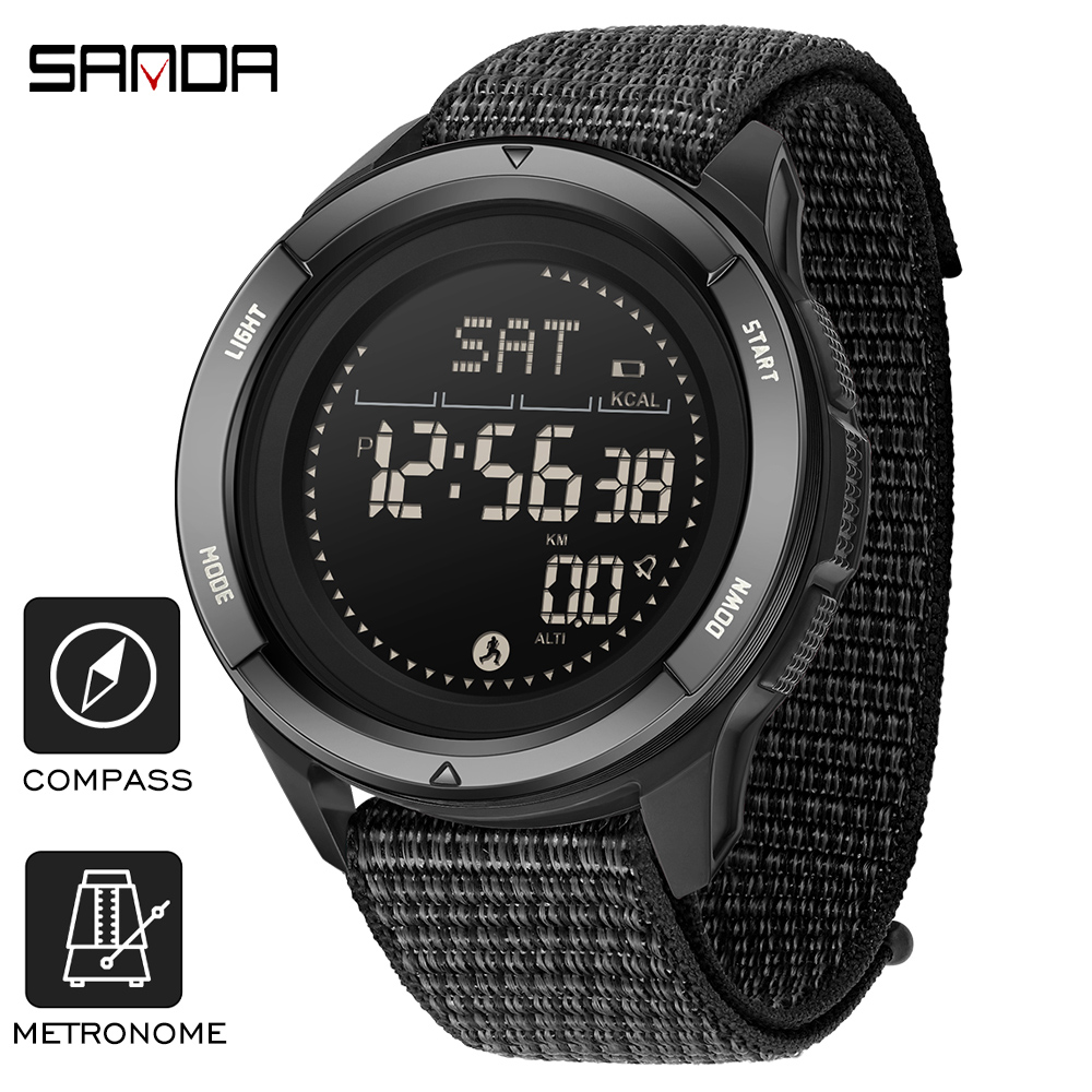 SANDA Jam Tangan Elektronik Be - Compass Lensatic ulasan dan harga
