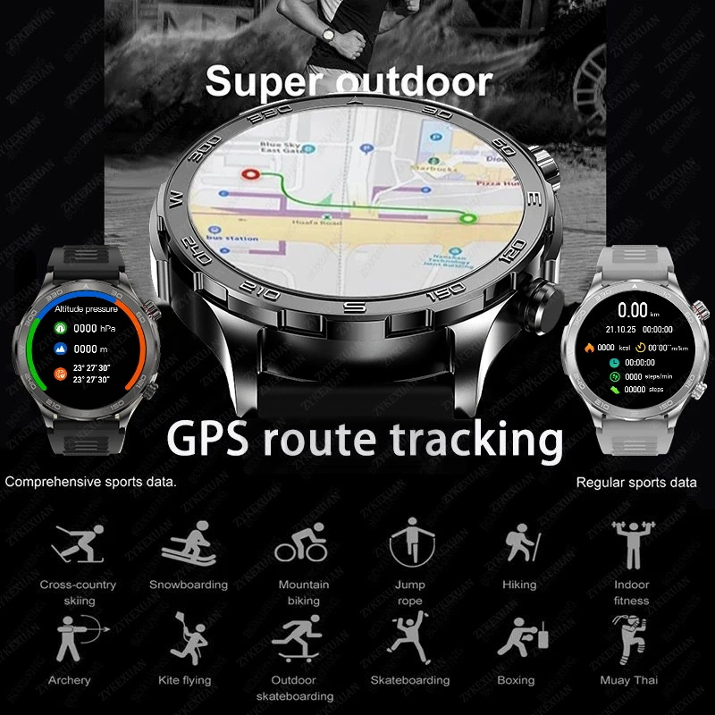 Jam Tangan Pintar GPS Baru unt - Compass Lensatic ulasan dan harga