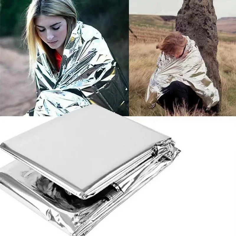 160*210Cm 3 Buah Selimut Panas - Survival Blanket Reflective ulasan dan harga