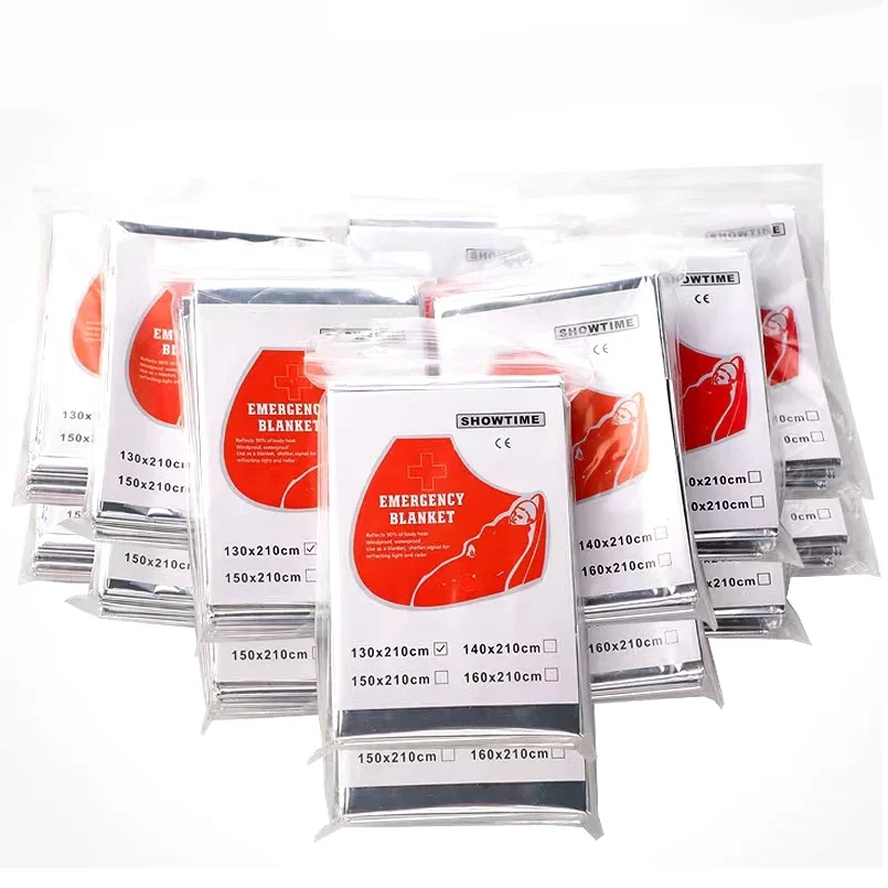 160*210Cm 3 Buah Selimut Panas - Survival Blanket Reflective ulasan dan harga