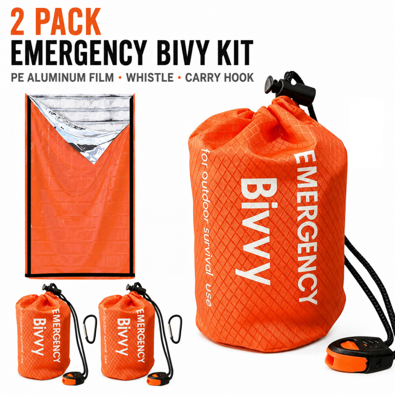2 Paket Kantong Tidur Darurat, - Emergency Whistle Loud ulasan dan harga