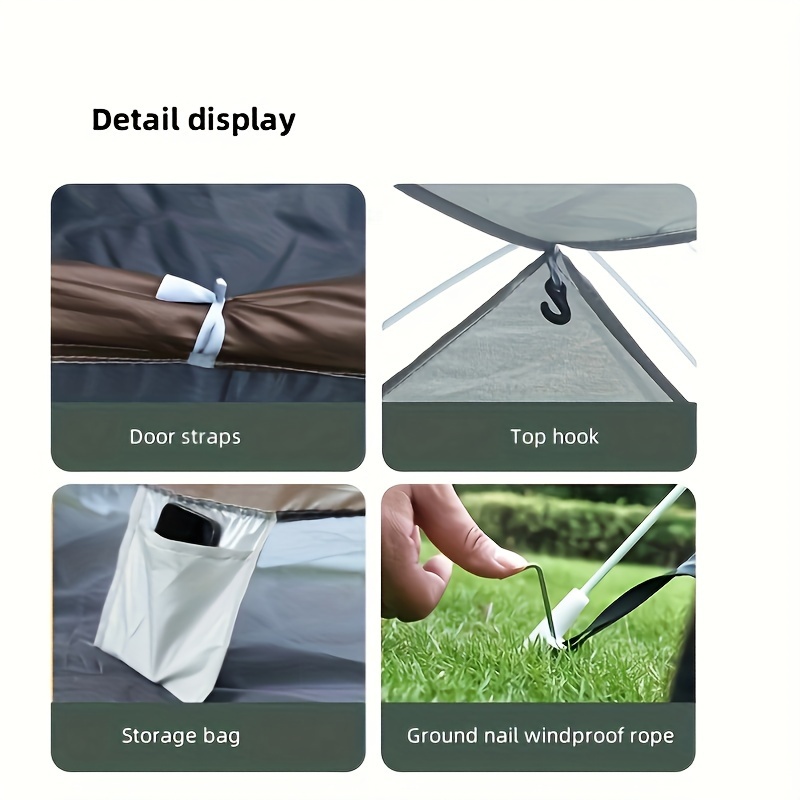Tenda lipat portabel Kemah, pe - Emergency Mylar Tent ulasan dan harga
