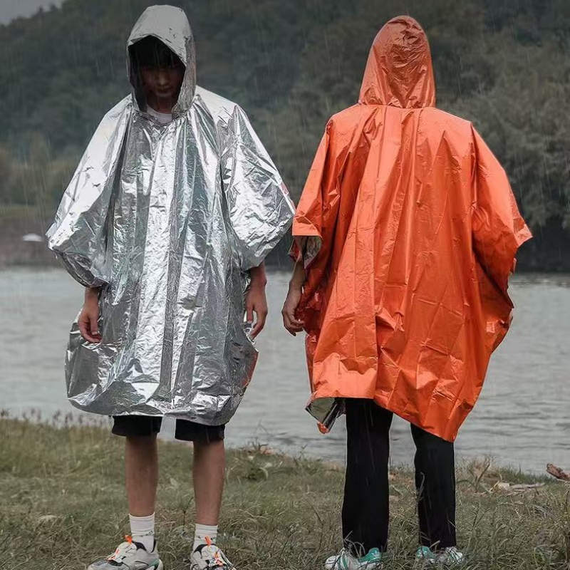1 Buah/2 Buah/4 Buah Selimut F - Emergency Poncho Rain ulasan dan harga