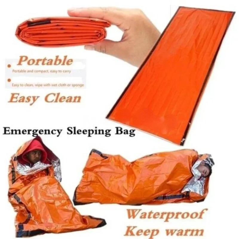 1 Buah Kantong Tidur Isolasi S - Survival Blanket Reflective ulasan dan harga