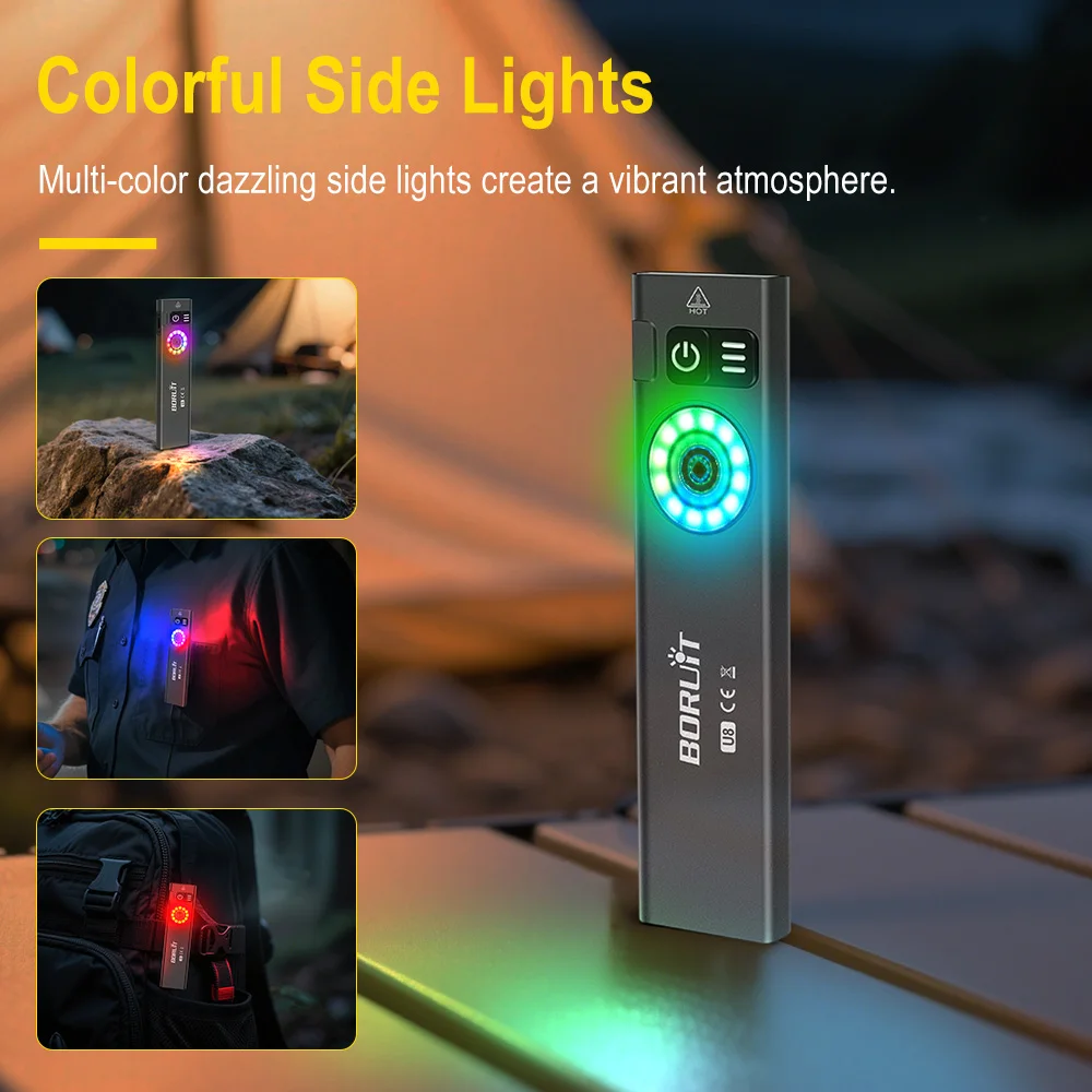 BORUiT U8 650LM EDC Senter LED - Fishing Kit Compact ulasan dan harga