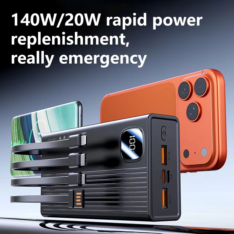 Lenovo 140W 200000mAh 4 in1 Ka - Solar Emergency Charger ulasan dan harga