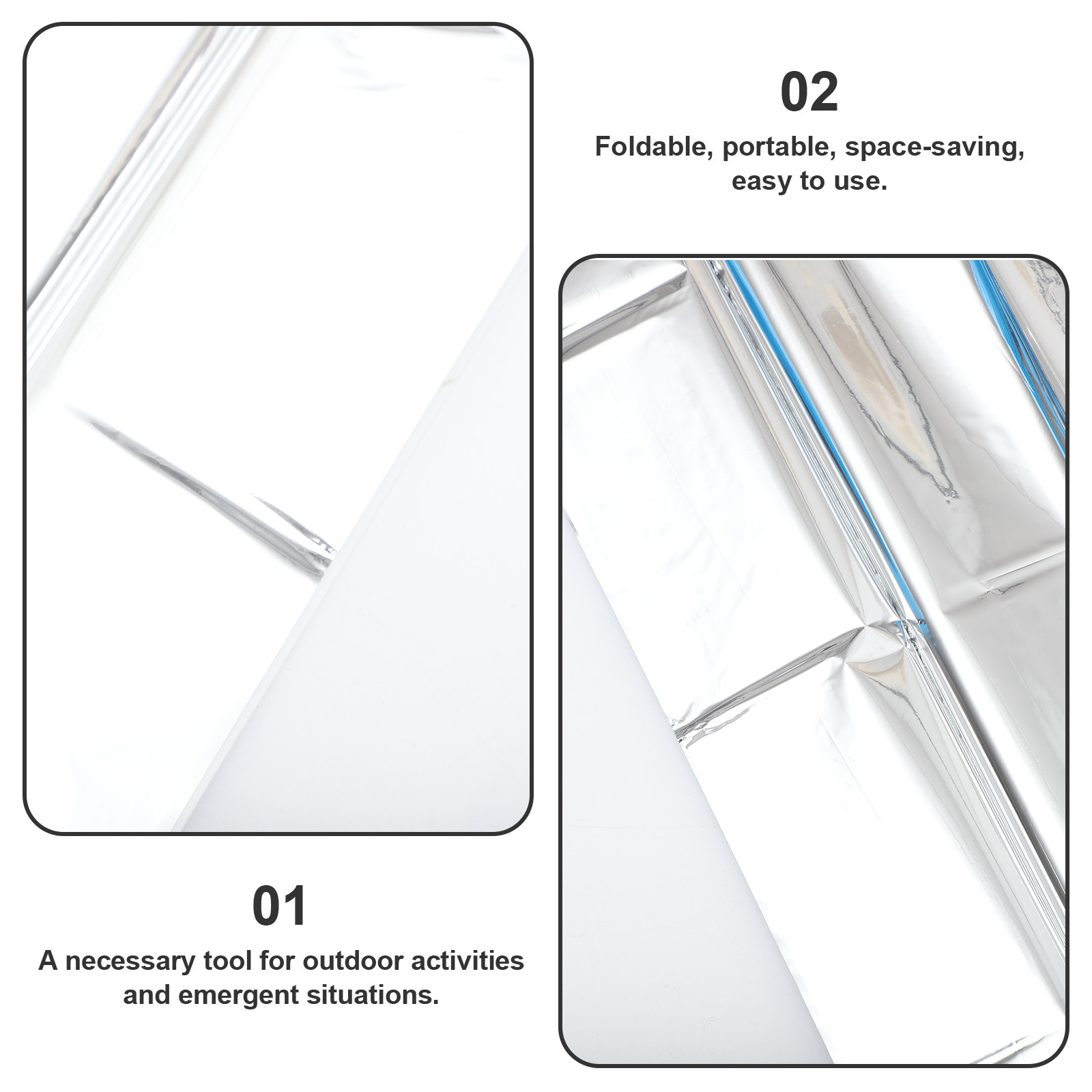 2 Buah Selimut Hangat Darurat  - Survival Blanket Reflective ulasan dan harga
