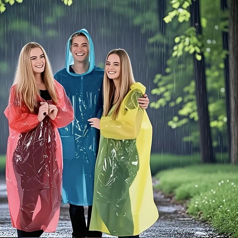 15/30 Buah Ponco Hujan Transpa - Emergency Poncho Rain ulasan dan harga