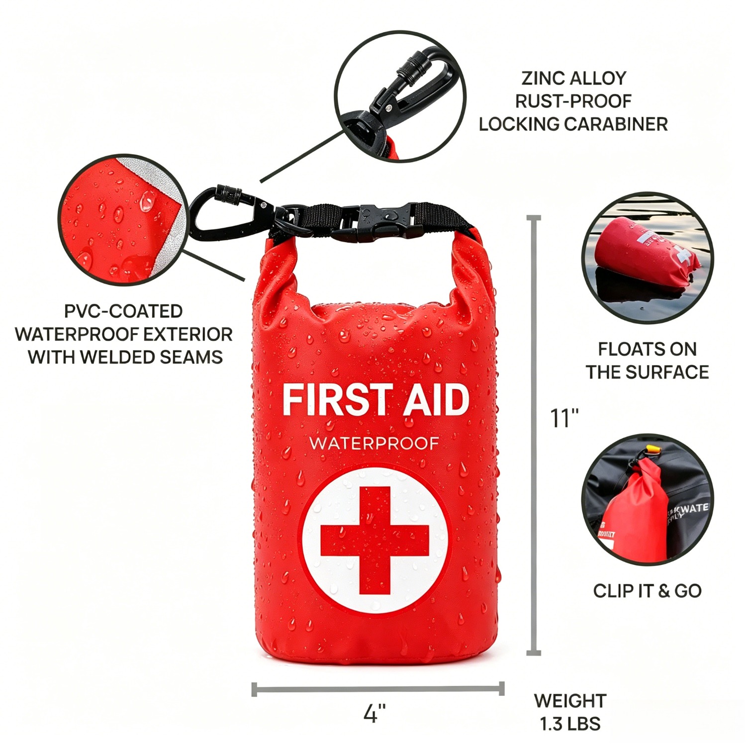 Tas P3K Tahan Air 2L dengan Tu - Bivy Bag Emergency ulasan dan harga