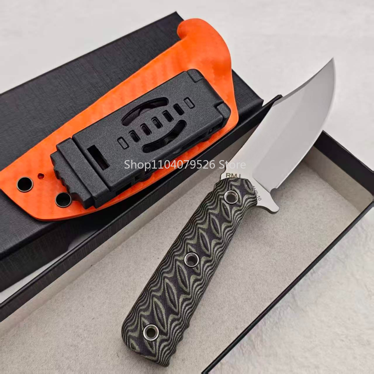 Pisau EDC Bilah Tetap RMJ Komp - Bushcraft Knife Fixed ulasan dan harga