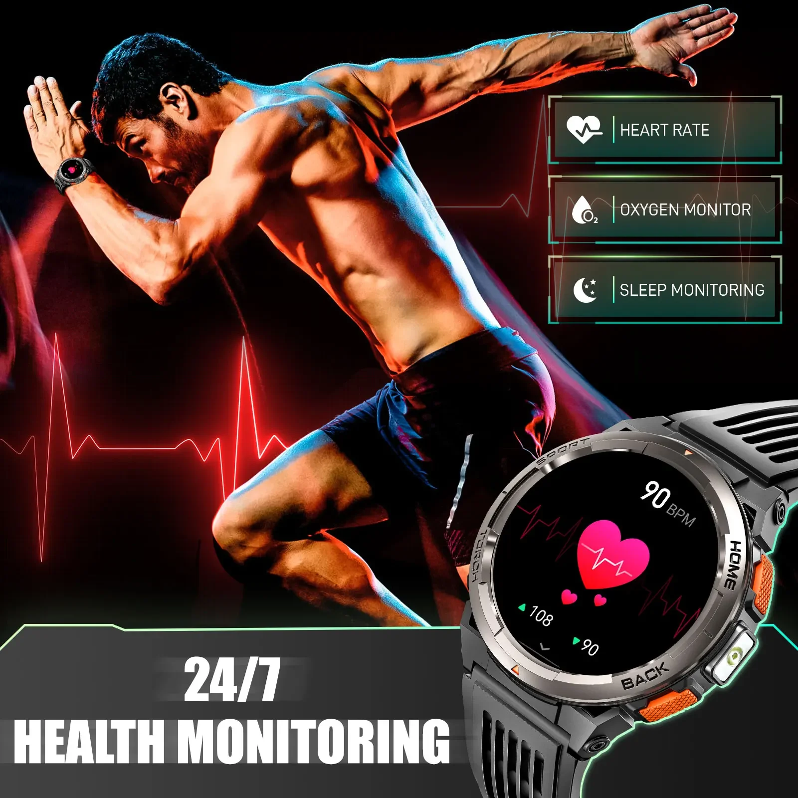 Egiis jam tangan olahraga cerd - Compass Lensatic ulasan dan harga