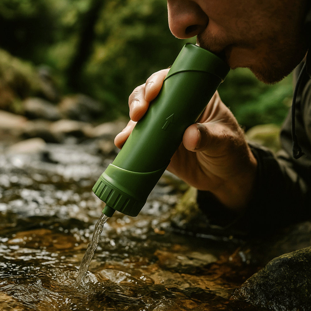 Sedotan Filter Air Mini ABS un - Water Purification Straw ulasan dan harga