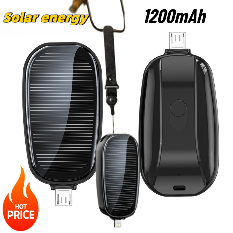 Power Bank Mini Tenaga Surya 1 - Solar Emergency Charger ulasan dan harga