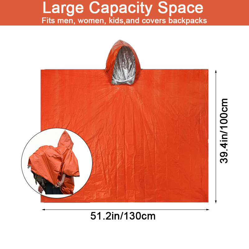 SSUNTAK Ponco Darurat Tahan Ai - Emergency Poncho Rain ulasan dan harga