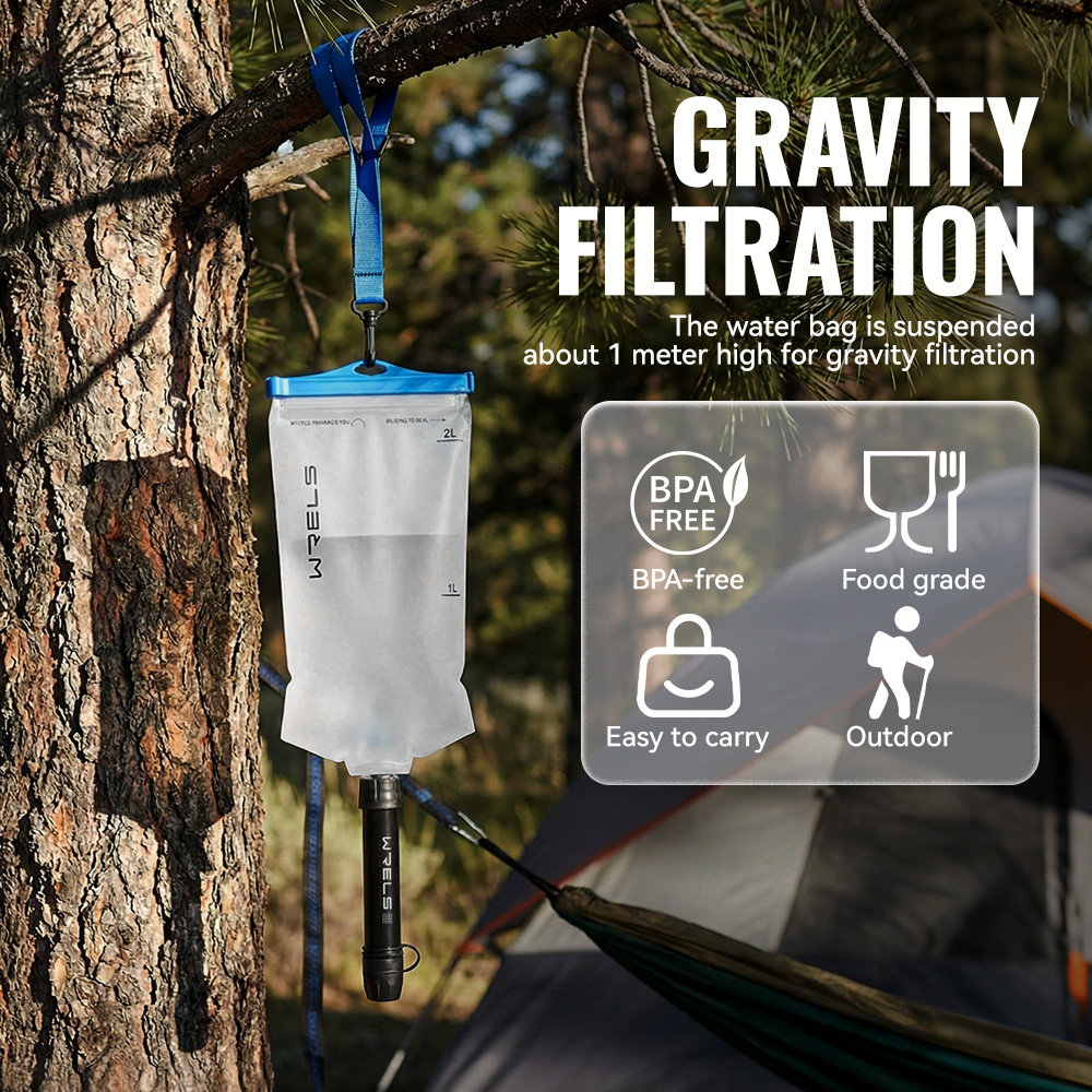 WRELS Pemurni Air Luar Ruangan - Water Purification Straw ulasan dan harga