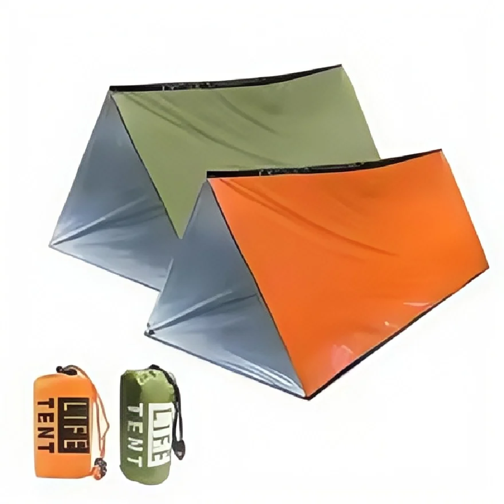 Tenda Bivak Mylar Tahan Air un - Emergency Mylar Tent ulasan dan harga
