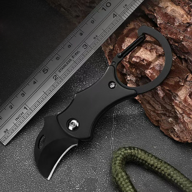 Gantungan Kunci Mini Baru Pisa - Bushcraft Knife Fixed ulasan dan harga