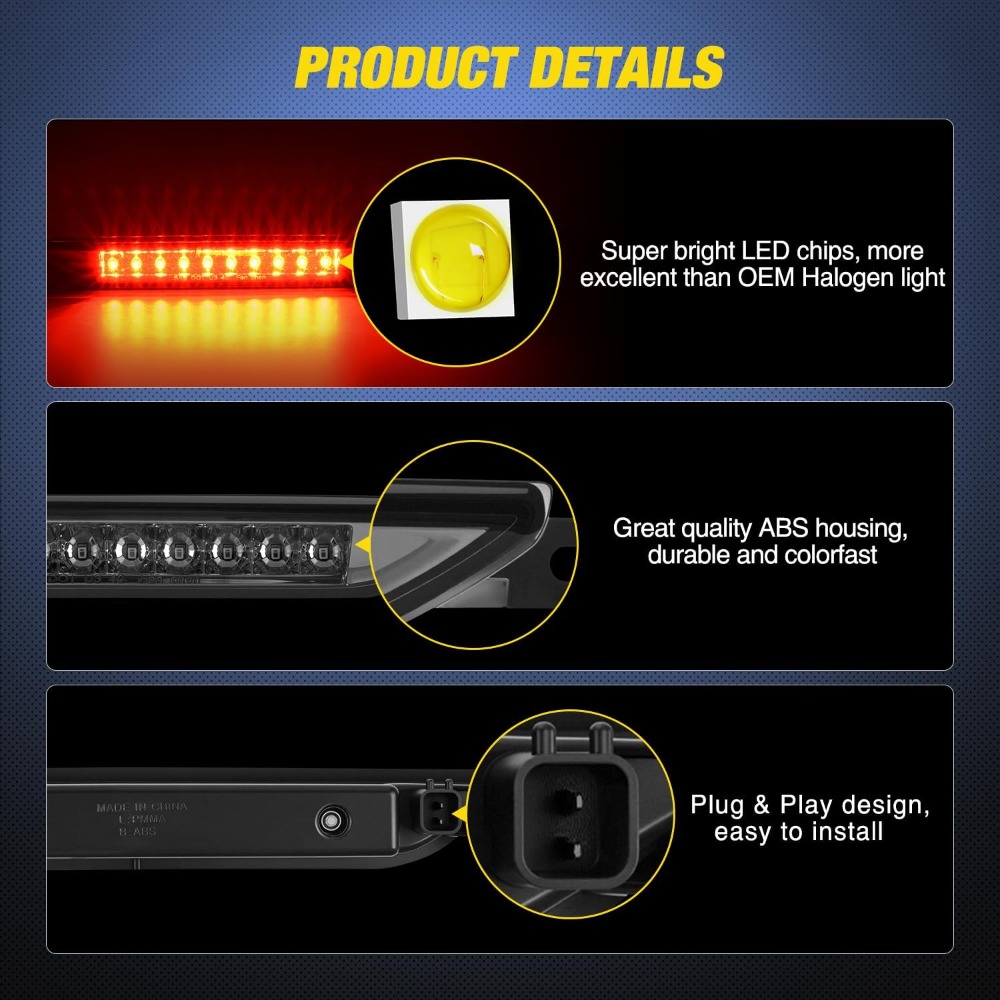 Lampu Rem Ketiga LED Nilight K - Compass Lensatic ulasan dan harga