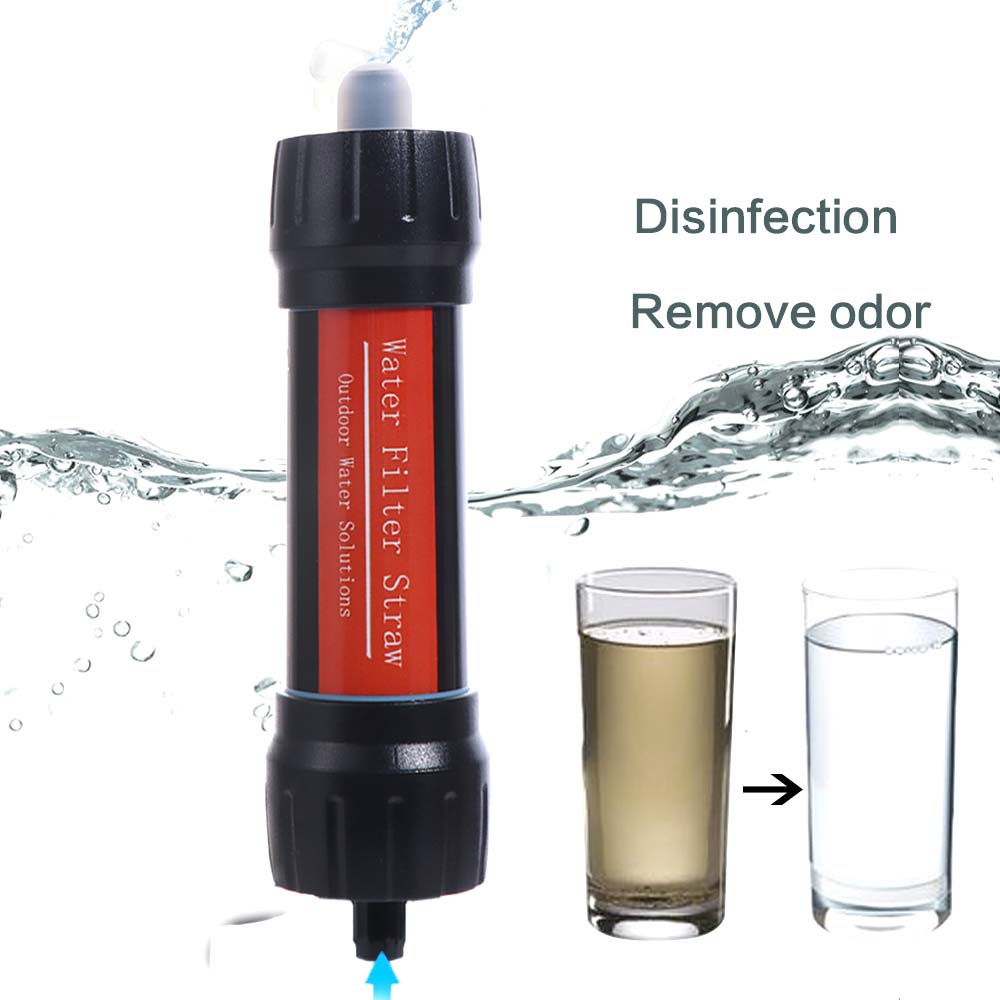Sedotan Filter Air Mini, Pemur - Water Purification Straw ulasan dan harga
