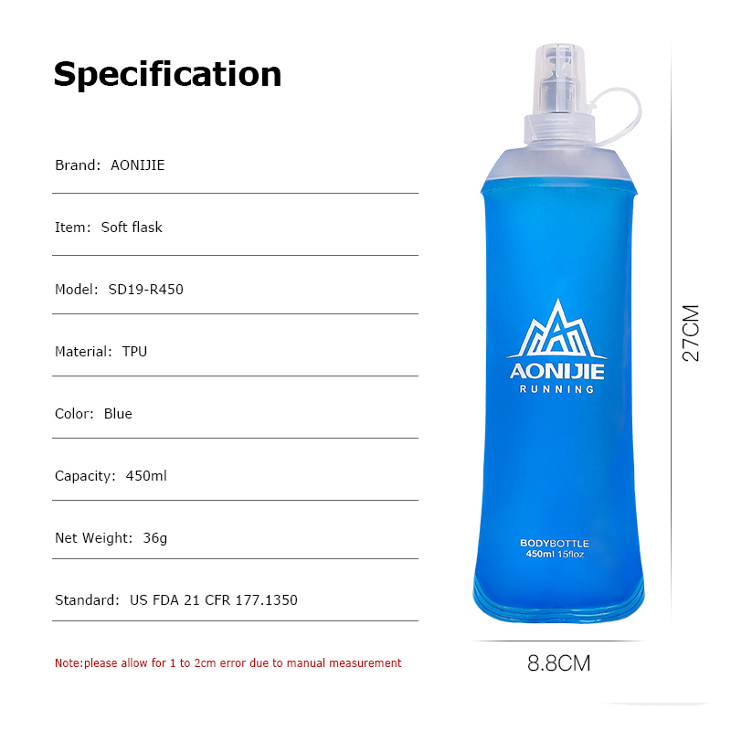 AONIJIE SD19 R450 Lembut Labu  - Water Bag Collapsible ulasan dan harga