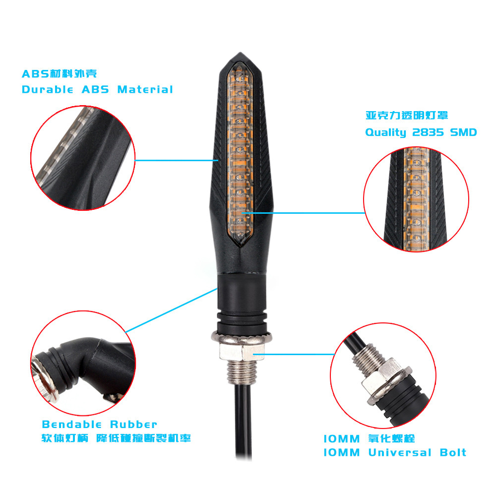 4 Buah Lampu Sinyal Belok LED  - Sos Light Strobe ulasan dan harga