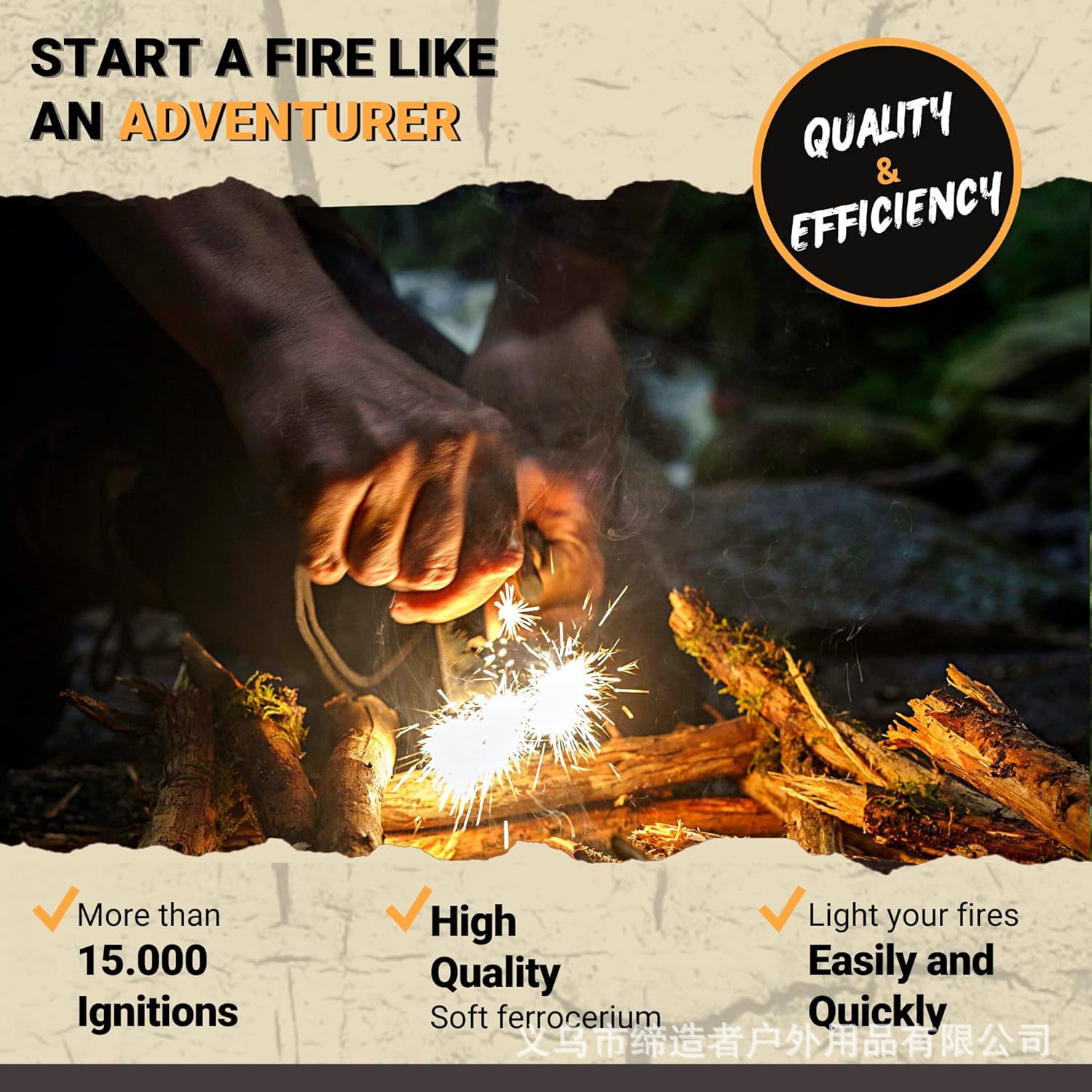 Peralatan Berkemah Portabel un - Magnesium Fire Starter ulasan dan harga