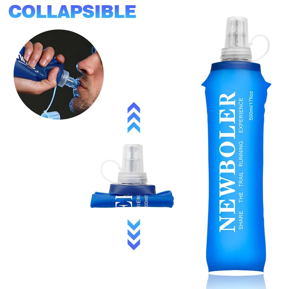NEWBOLER botol air 250ml 500ml - Water Bag Collapsible ulasan dan harga