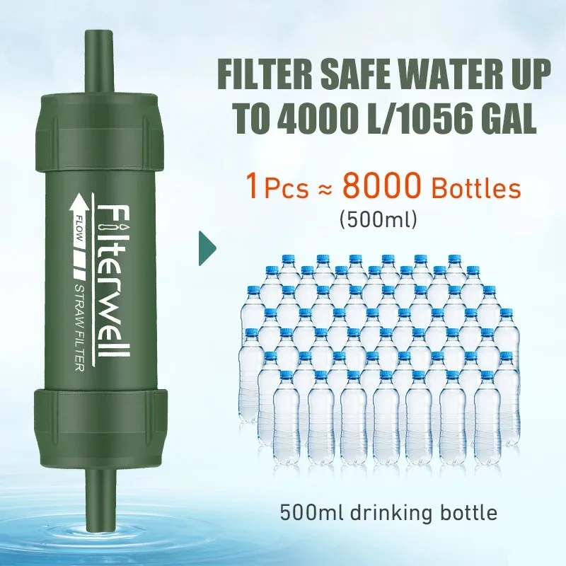 1 Buah Filter Air Mini Luar Ru - Water Purification Straw ulasan dan harga