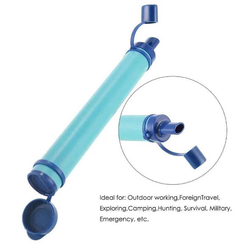 1 Buah Filter Air Mini Luar Ru - Water Purification Straw ulasan dan harga