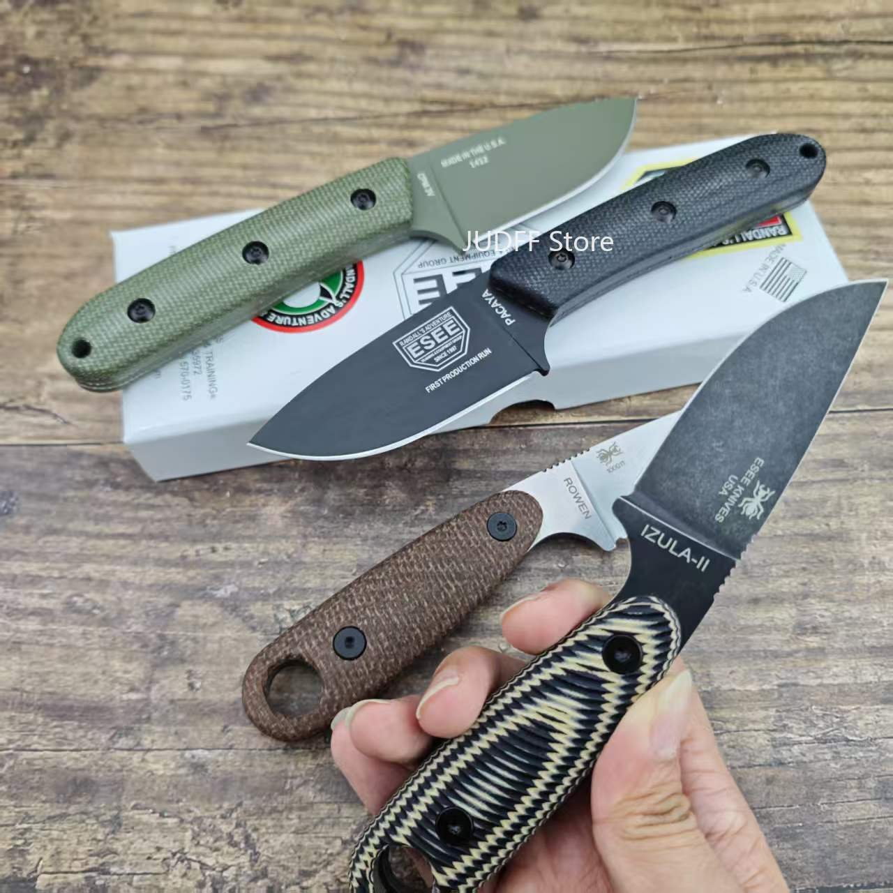 ESEE IZULA/ PACAYA Pisau Tetap - Bushcraft Knife Fixed ulasan dan harga