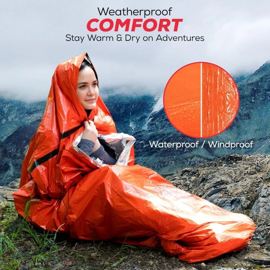 1 Buah Kantong Tidur Darurat A - Emergency Mylar Tent ulasan dan harga