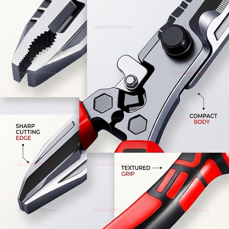 Gunting Listrik Multifungsi, P - Multi Tool Plier ulasan dan harga