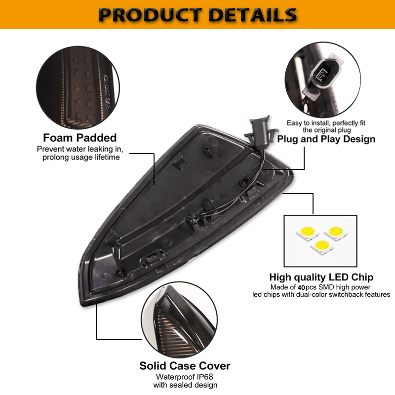 Lampu sinyal belok dinamis LED - Signal Panel Orange ulasan dan harga
