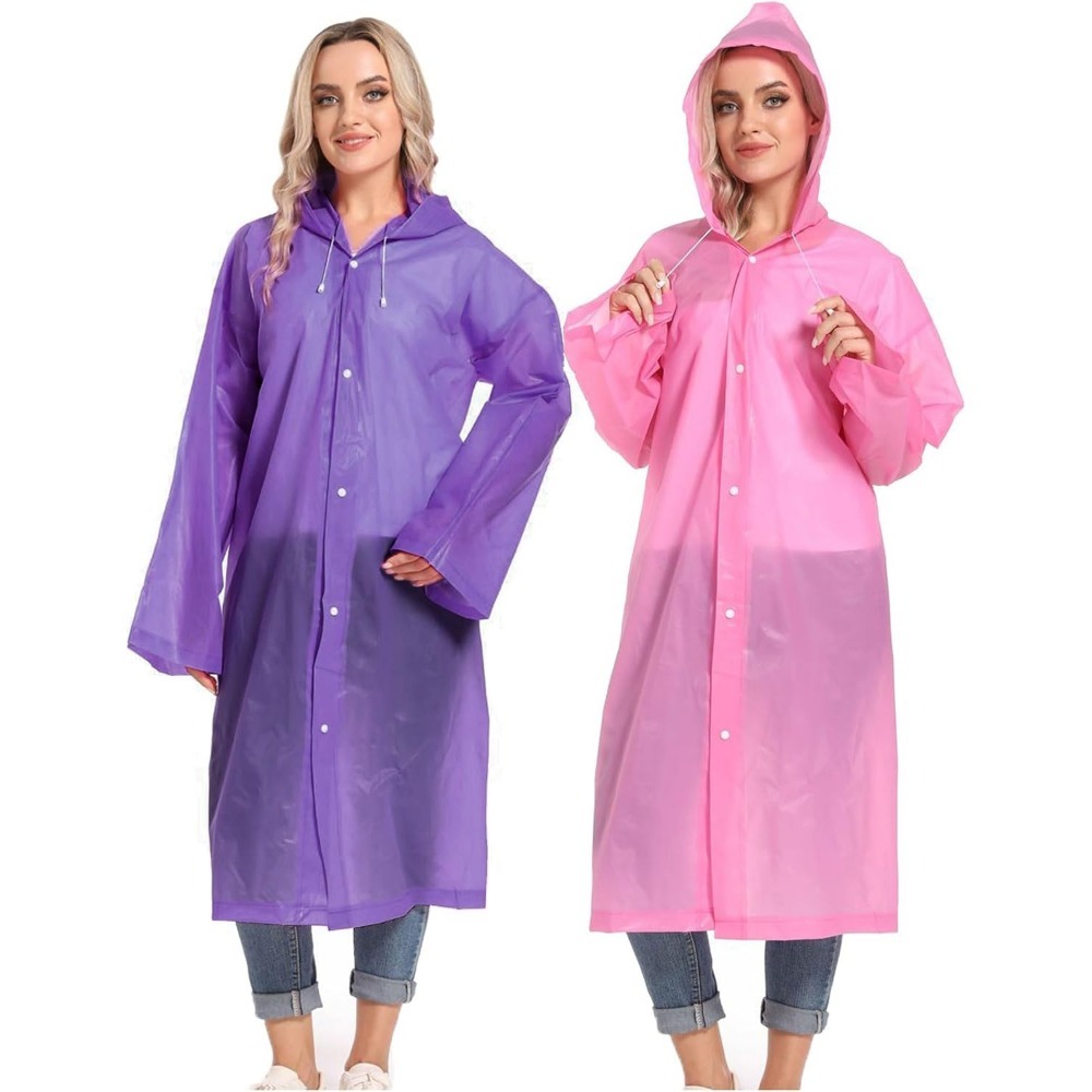 Jas hujan tahan air luar ruang - Emergency Poncho Rain ulasan dan harga