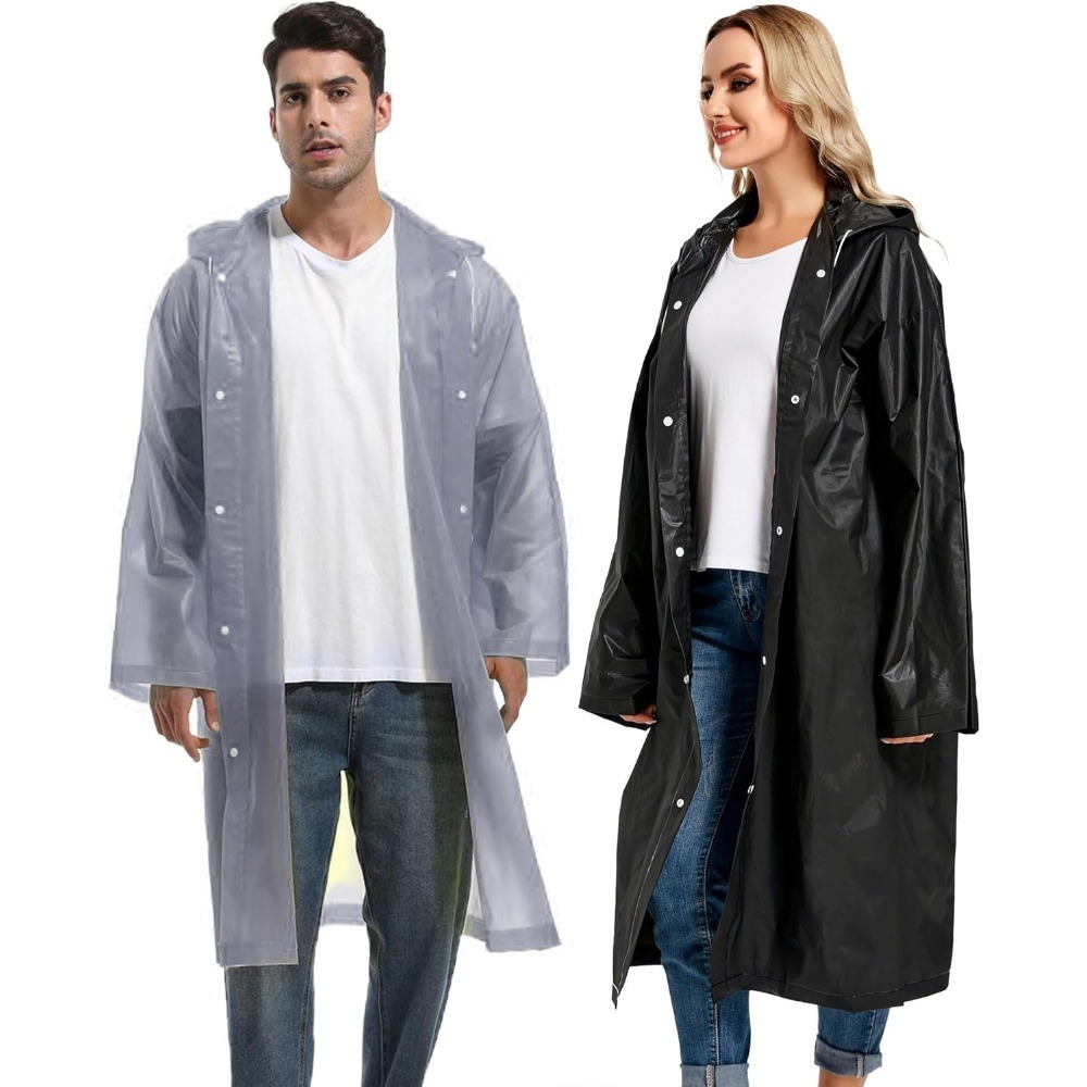 Jas hujan tahan air luar ruang - Emergency Poncho Rain ulasan dan harga