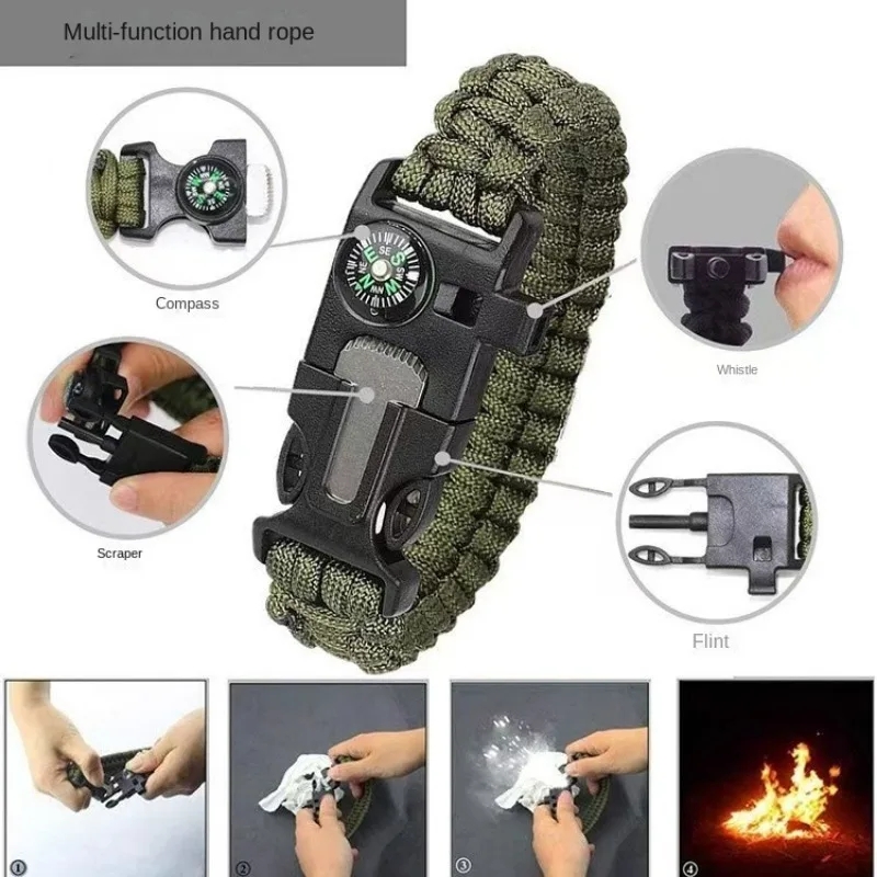 Gelang Kompas Lima dalam Satu  - Fire Starting Kit ulasan dan harga