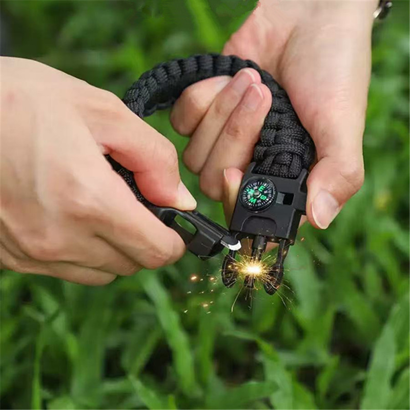 Gelang Kompas Lima dalam Satu  - Fire Starting Kit ulasan dan harga